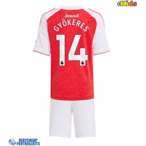 Arsenal Viktor Gyokeres #14 Replica Home Minikit 2025-26 Short Sleeve (+ pants)